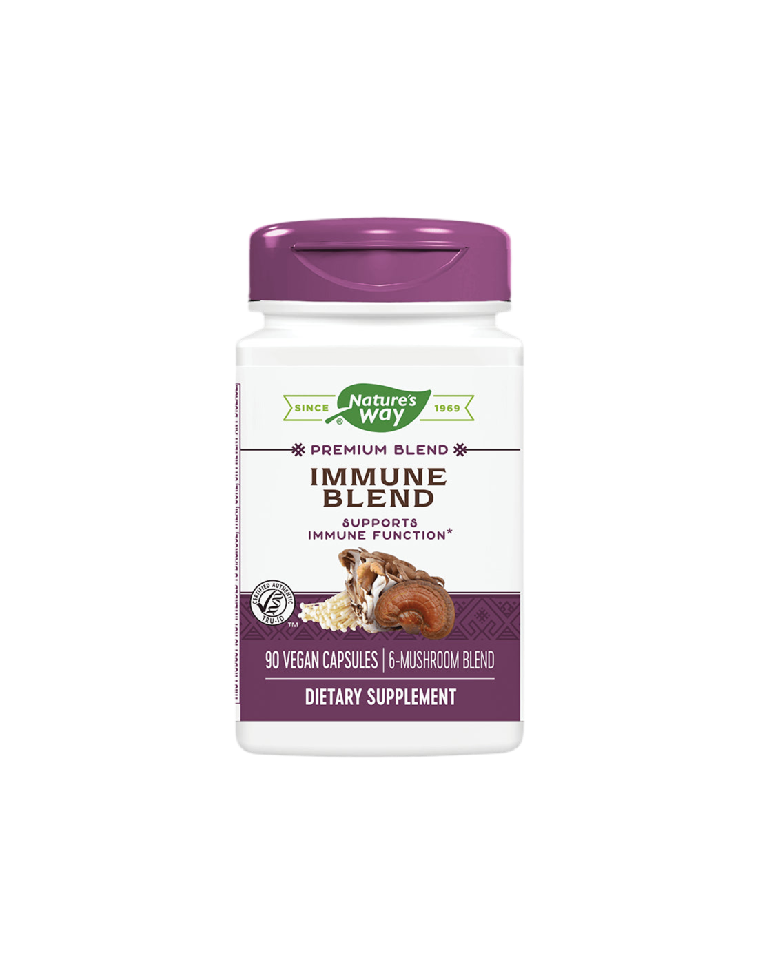 Formula za snažan imunitet - mješavina 6 ljekovitih gljiva - mješavina za imunitet, 90 kapsula Nature's Way