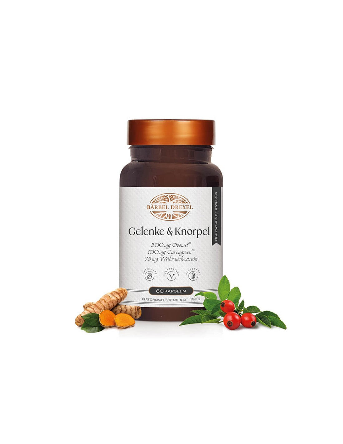 Formula za zglobove s kolagenom, elastinom, vitaminima i biljem - Za bol i upalu, 60 kapsula <tc>Bärbel Drexel</tc>