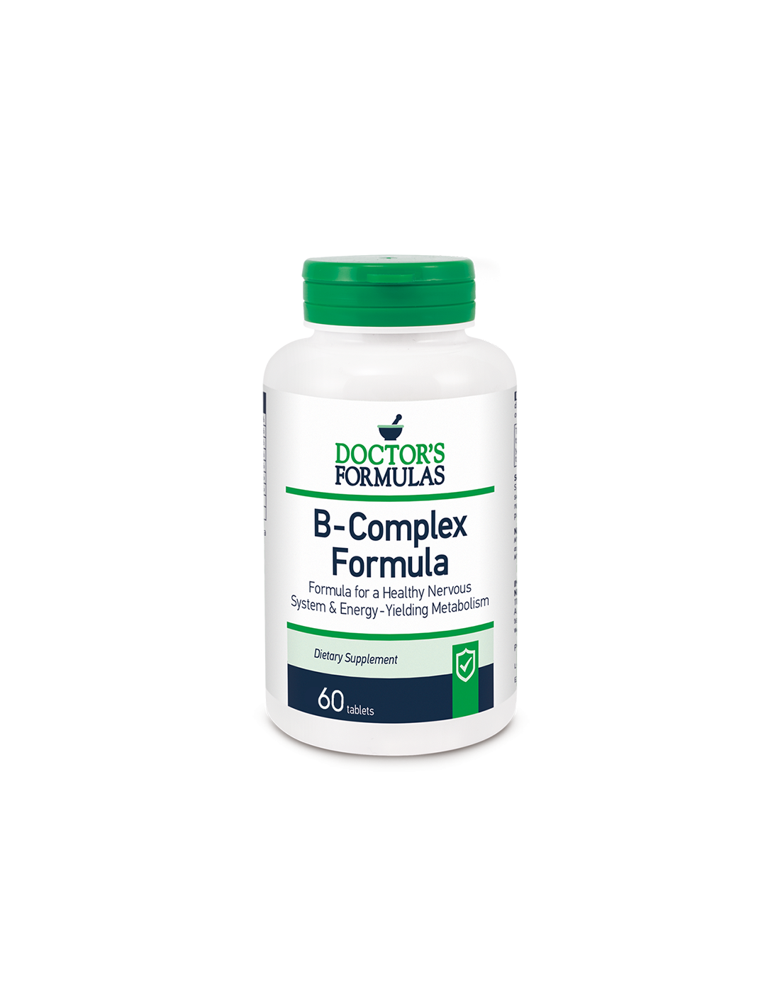 Formula kompleksa vitamina B - energija, živčani sustav, 60 kapsula Doctor's Formulas