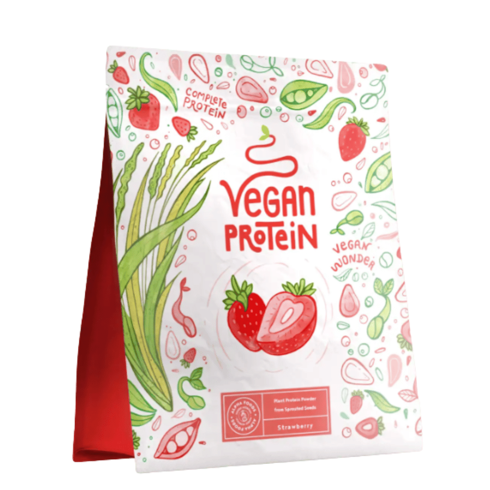 Veganski protein (jagoda) - 600 g