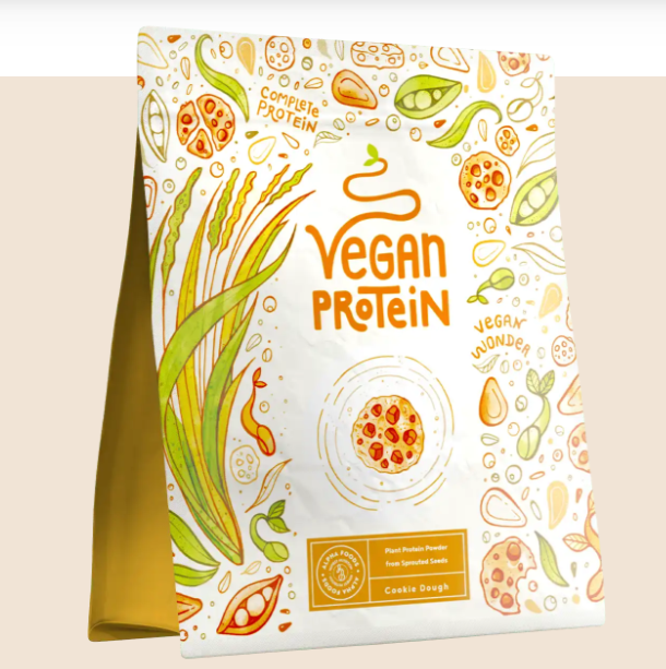 Vegan Protein (Biskvit) + Bromelain - 600 g