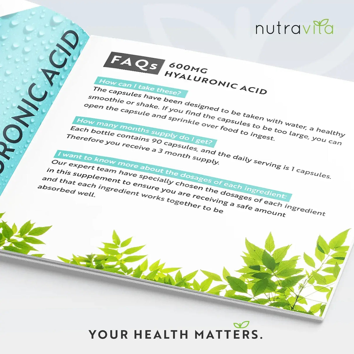 Hijaluronska kiselina 600 mg/Hijaluronska kiselina 600 mg /90 kapsula, 90 dana/ <tc>Nutravita</tc>