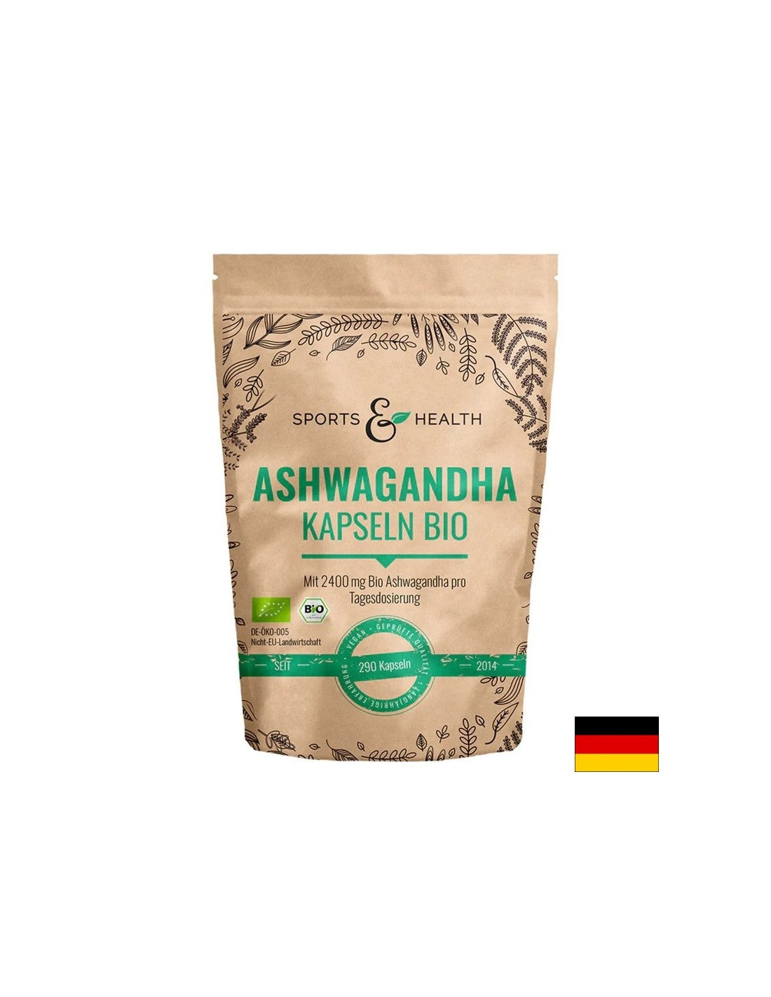 Stres i dobro raspoloženje - Ashwagandha, 600 mg x 200 kapsula