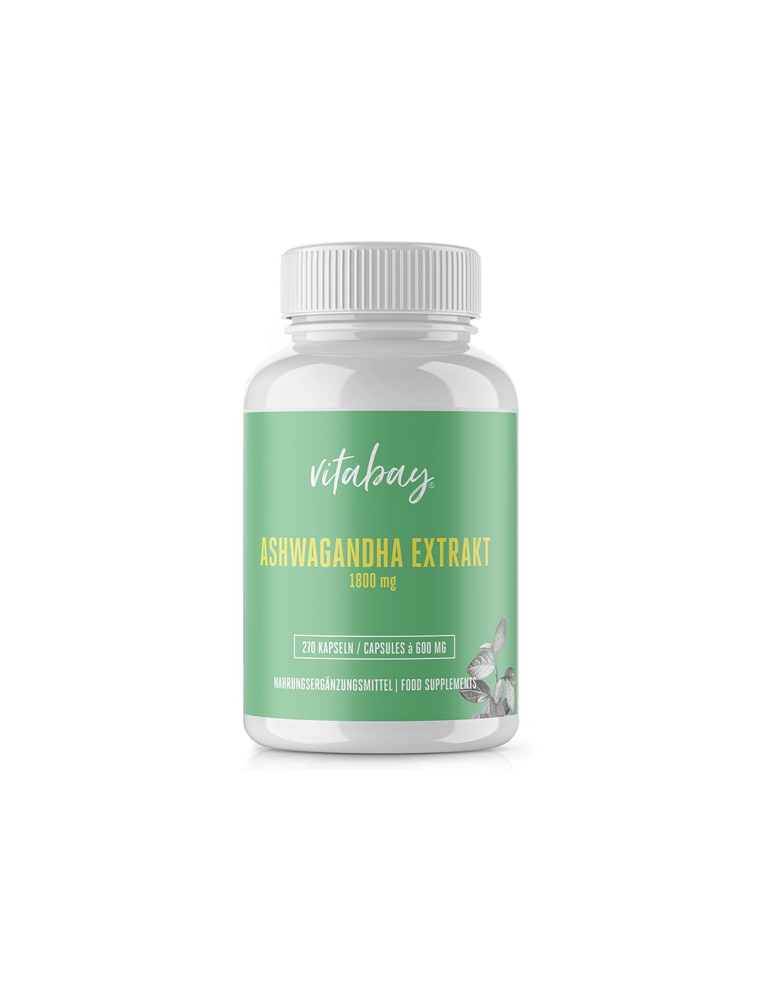 Stres i dobro raspoloženje - Ashwagandha, 600 mg x 270 kapsula