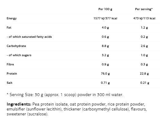 Veganski protein - 0,500 kg