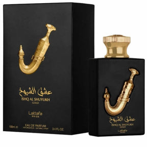 LATTAFA PRIDE ISHQ AL SHUYUKH GOLD EAU DE PARFUM SPRAY 100ML - Nutra Best Europe