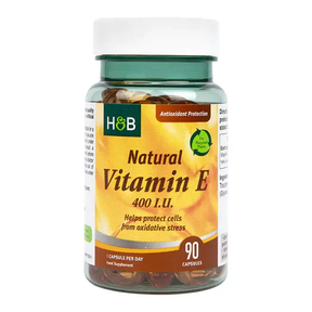 Natural Vitamin E 400 IU - 90 capsules - Nutra Best Europe