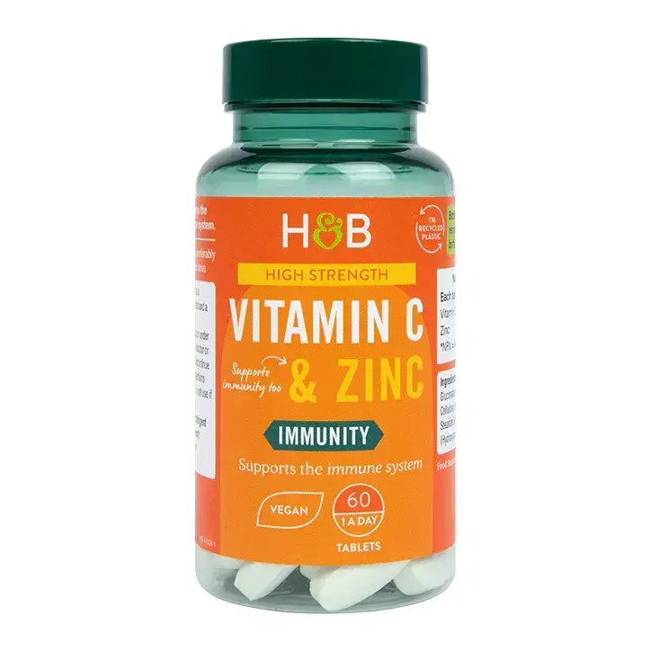 Vitamin C + cink (vitamin C + cink) 60 tableta Holland & Barrett