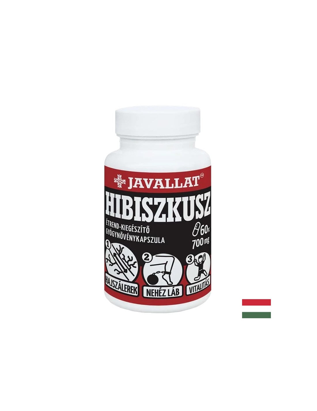 Dobra cirkulacija krvi i zdravlje vena - Hibiskus, 700 mg x 60 kapsula