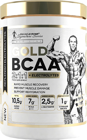Kevin Levrone Gold BCAA 2:1:1 | with Glutamine, Citrulline & Electrolytes [375 grams, 30 Doses] - Nutra Best Europe