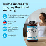 Omega 3 2000 mg /EPA 660 mg, DHA 440 mg/ Čisto riblje ulje /240 kapsula, 120 doza/ <tc>Nutravita</tc>
