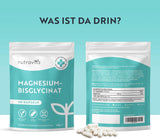 Magnezijev bisglicinat 60 kapsula 320 mg Veganski <tc>Nutravita</tc>