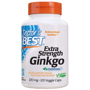 BEST Extra Strength Ginkgo 120 mg - 120 capsules - Nutra Best Europe