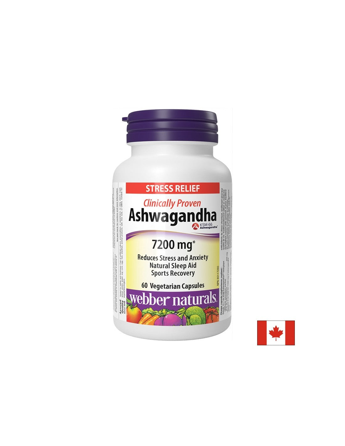 Opuštanje živčanog sustava - Ashwagandha 7200 mg, 60 V kapsule