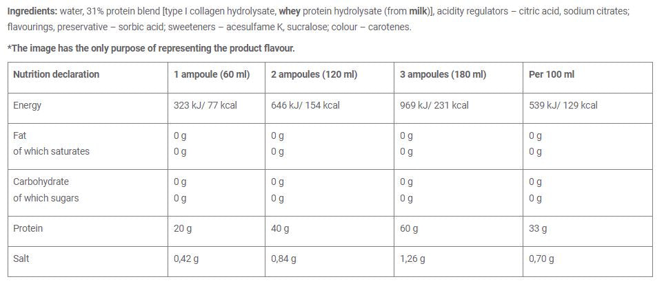 Proteinska kutija za pucanje/20 x 60 ml