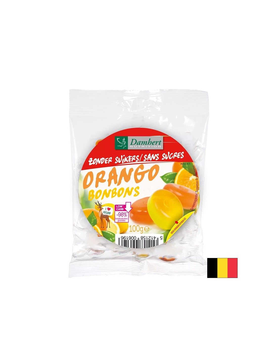 Voćne lizalice (bez šećera), 75 g