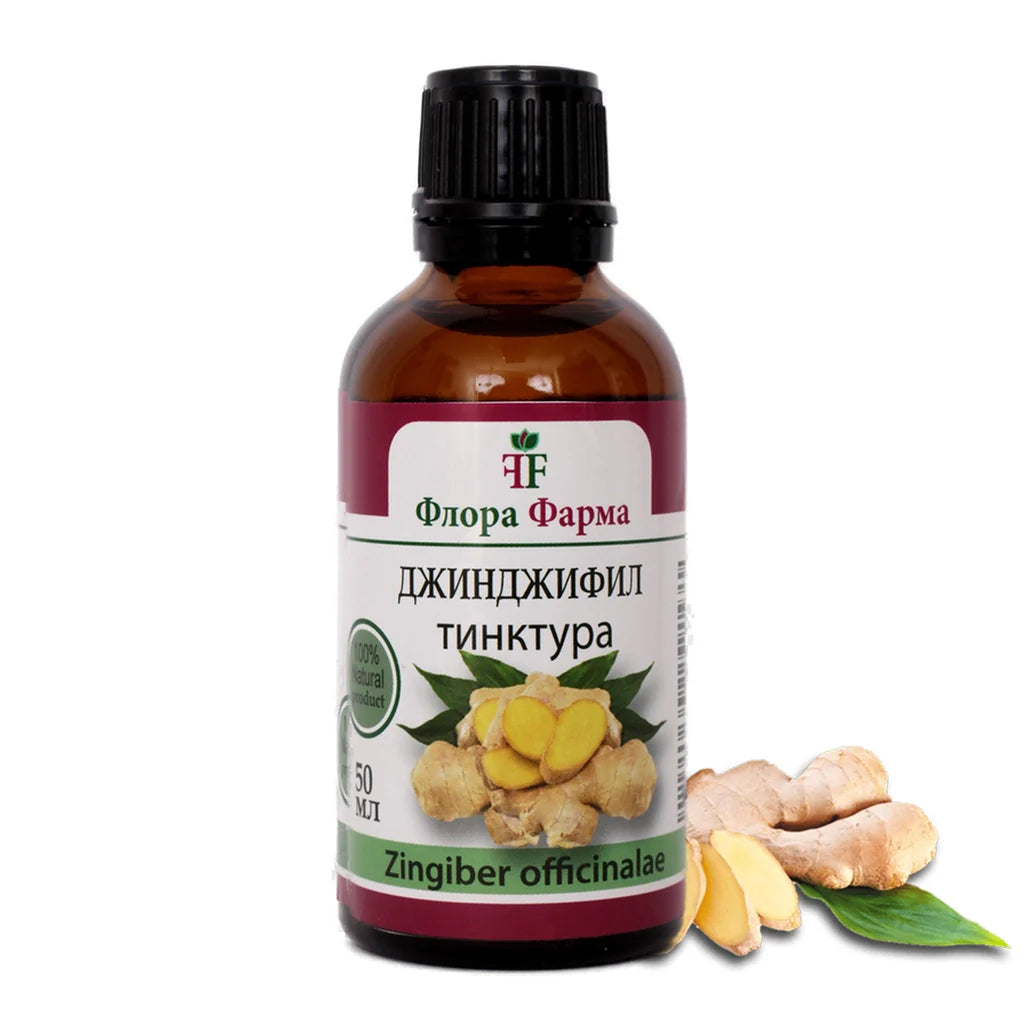 Đumbir 750 mg - tinktura 50ml FLORA FARMS
