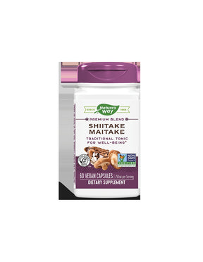 Shiitake & Maitake 250 mg - 60 capsules - Nutra Best Europe