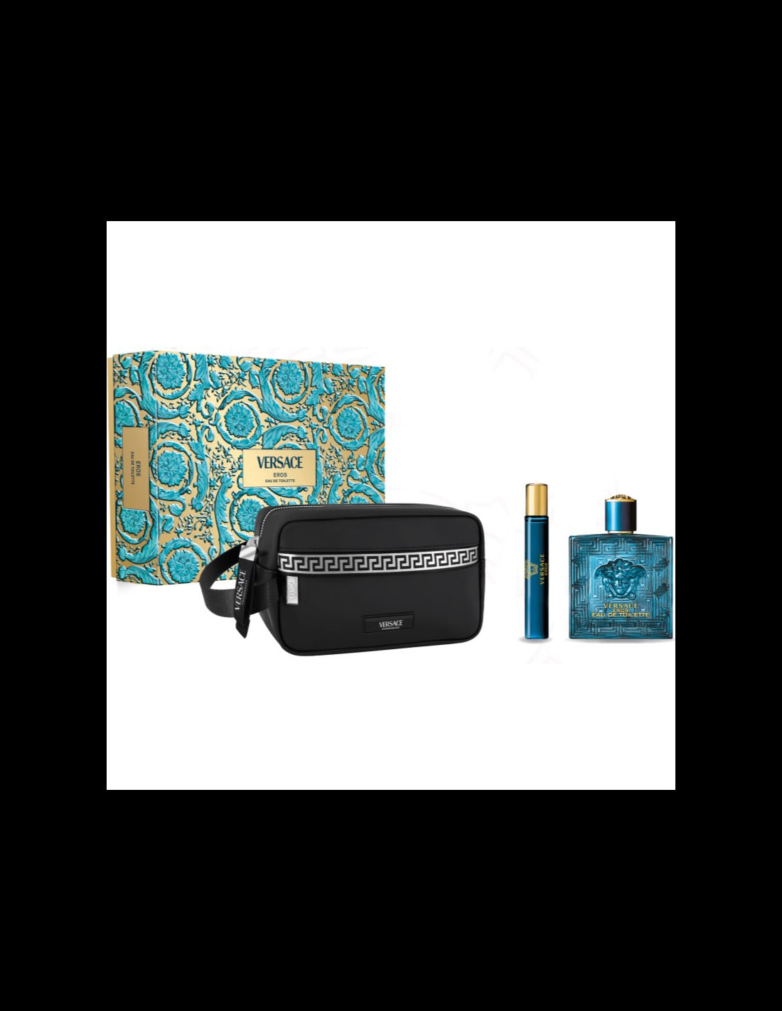 <tc>VERSACE</tc> Eros Eau De Toilette Spray 100ml Božićni set 3 komada