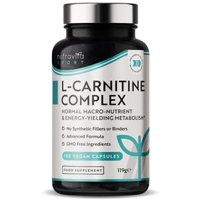 L-Carnitine /L-Tartrate/ Complex /150 capsules, 75 doses/ Nutravita - Nutra Best Europe