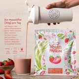 Veganski protein u prahu jagoda - 600 g izrađena u Njemačkoj - Alpha Foods