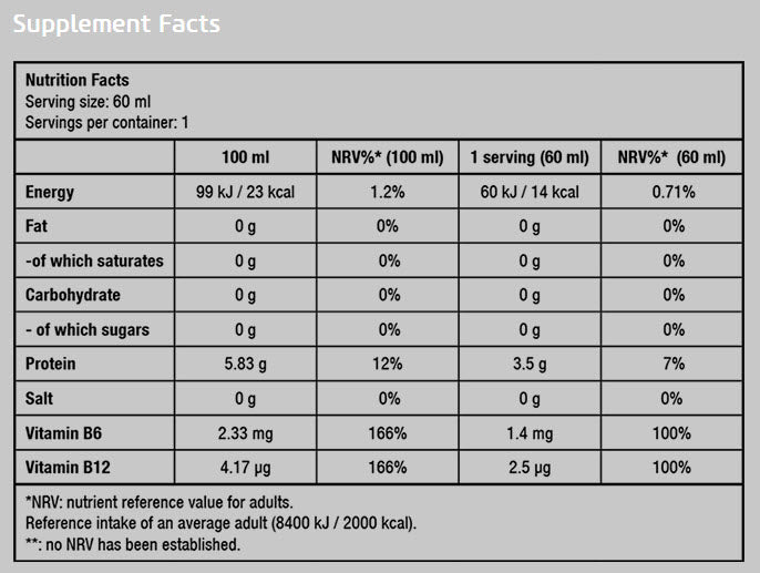 BCAA SHOT/20X60ML.