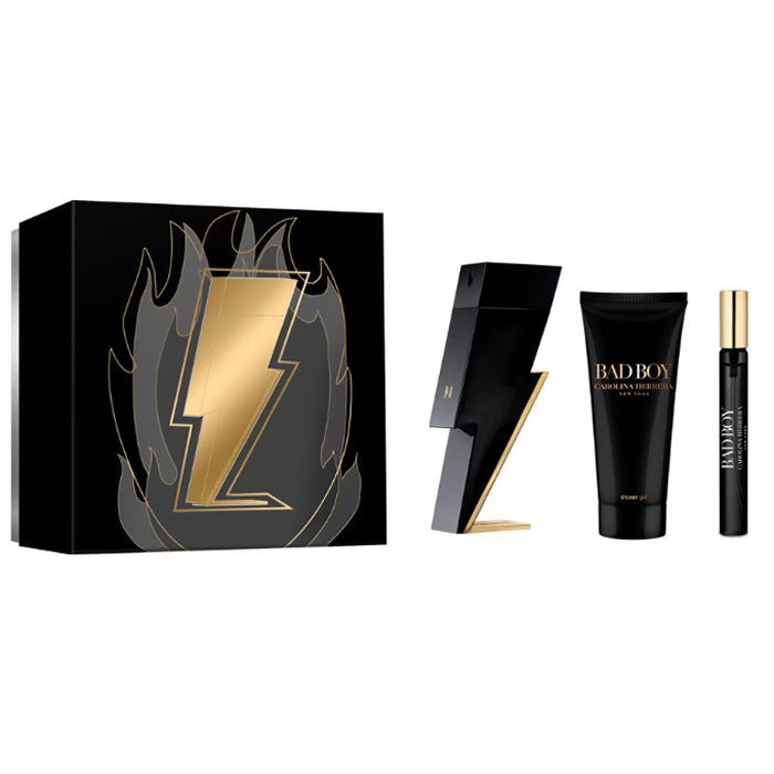 <tc>CAROLINA HERRERA</tc> Bad Boy Eau de Toilette Spray 100ml set 3 komada