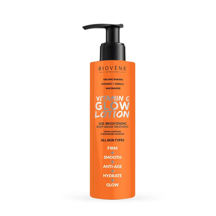 Vitamin C Glow Losion za tijelo s organskom bananom za zračenje kože 200 ml