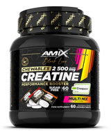 Crni linijski kreatin Creupure 2500 mg nula šećera/60 žvakaća