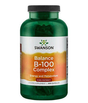 Balance B-100 Complex - High Potency / 300 Caps - 0 - Nutra Best Europe