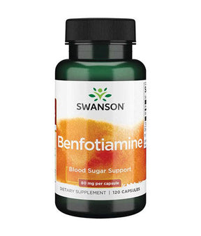 Benfotiamine 80 mg - 120 capsules - Nutra Best Europe