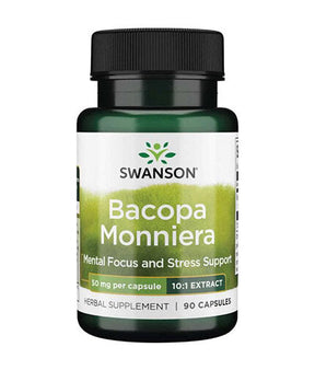 Bacopa Monniera 10:1 Extract 50 mg - 90 capsules - Nutra Best Europe