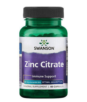 Zinc Citrate 50mg. / 60 Caps - 0 - Nutra Best Europe
