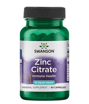 Zinc /Citrate/ 30mg. / 60 Caps. - 0 - Nutra Best Europe
