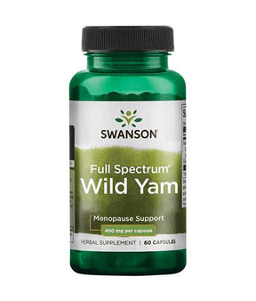 Full Spectrum Wild Yam 400 mg - 60 capsules - Nutra Best Europe