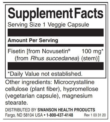 Fisetin Novusetin 100 mg - 30 kapsula