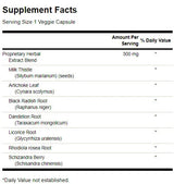 Jetreni ton jetre detoks formula 300 mg - 120 kapsula