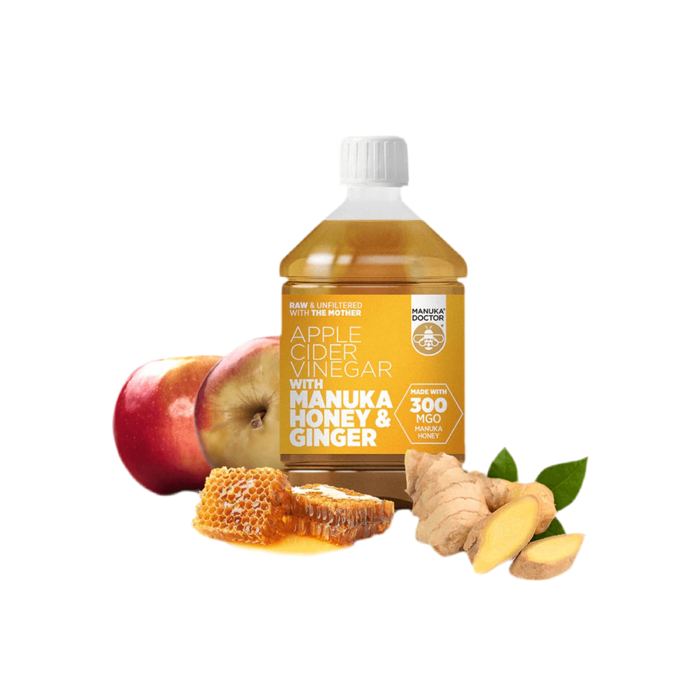 Jabučni ocat + med od Manuka i đumbira - jabučni ocat s Manuka Honey & Ginger (300 MGO), 500 ml