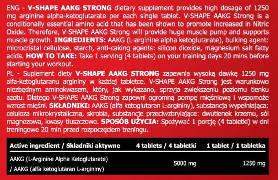 AAKG Strong 1250 mg - 150 tableta