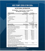 ABE - Sve crno | Pump Stim Free - 500 grama