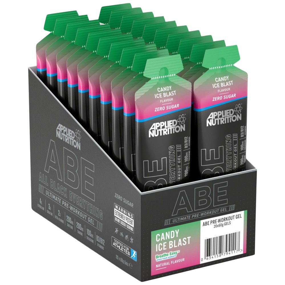 ABE gel | All Black Everything prije vježbanja - 20 x 60 grama