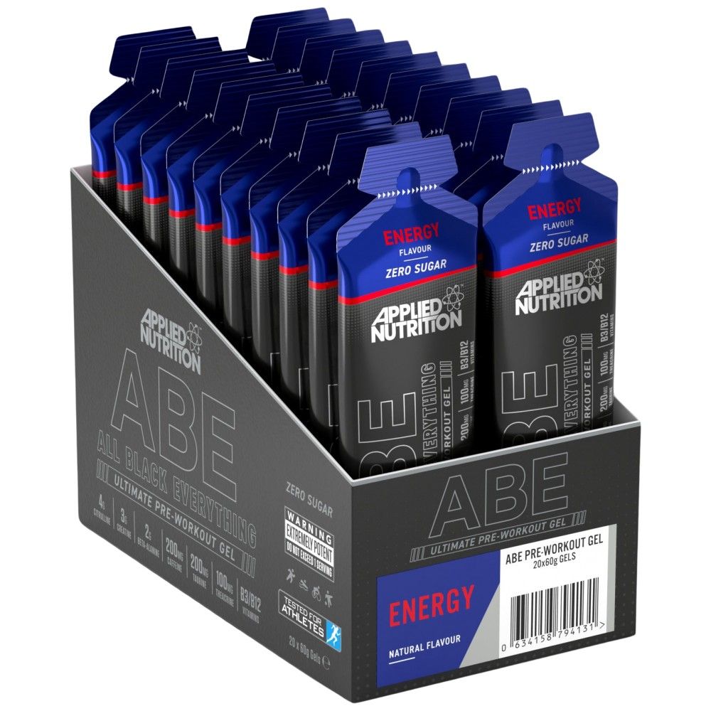 ABE gel | All Black Everything prije vježbanja - 20 x 60 grama