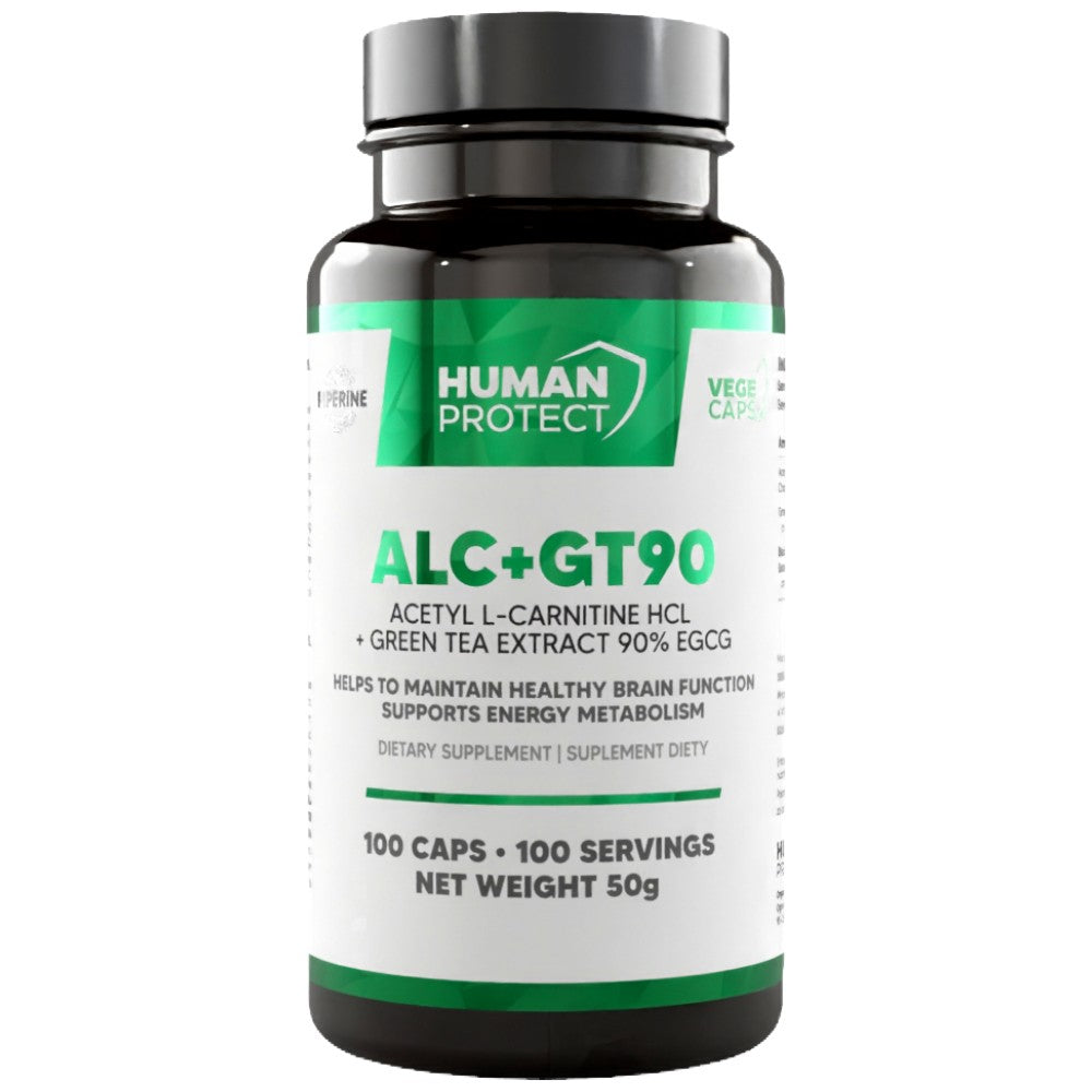 ALC + GT90 | Acetil L-karnitin & Ekstrakt zelenog čaja s 90% EGCG-a - 100 kapsula
