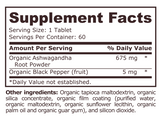 <tc>Pure Nutrition</tc> - ASHWAGANDHA ORGANSKA - 60 tableta