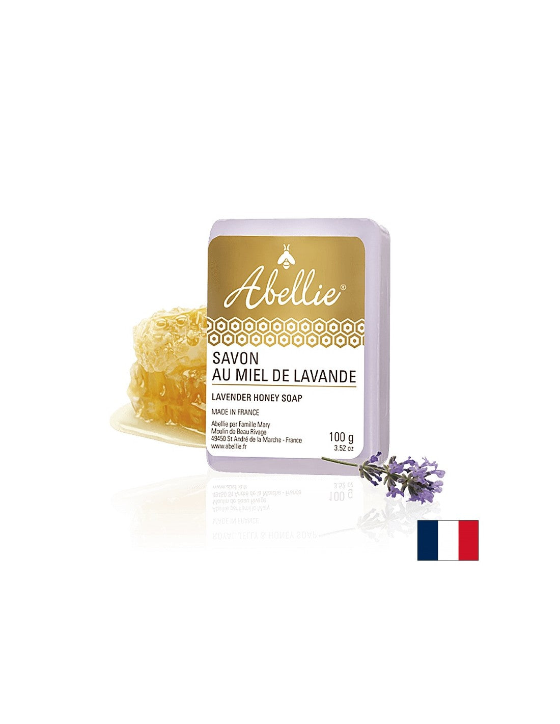 Sapun s medom i lavandom - Abellie Savon au miel de Lavande, 100 g