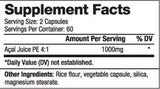 Acai 1000 mg/120 kap