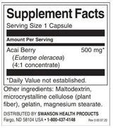Acai Berry 500 mg - 120 kapsula