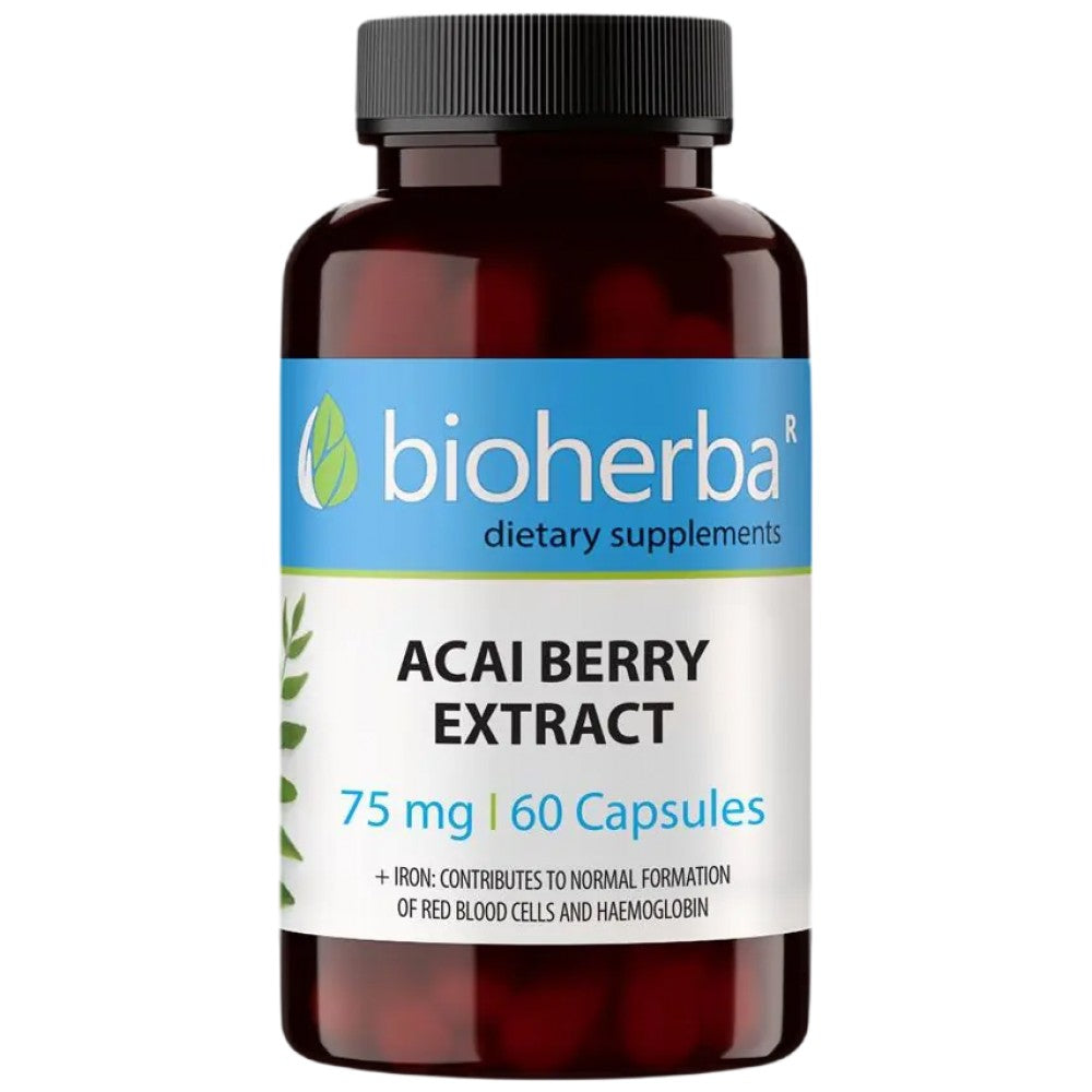 Ekstrakt acai bobica 75 mg - 60 kapsula