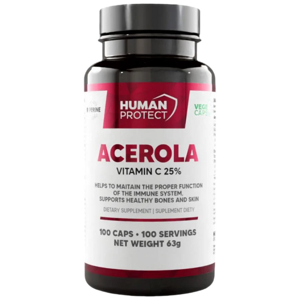 Acerola 500 mg | Prirodni izvor vitamina C - 100 kapsula