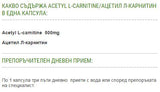 Acetil L-karnitin - 60 kapsula